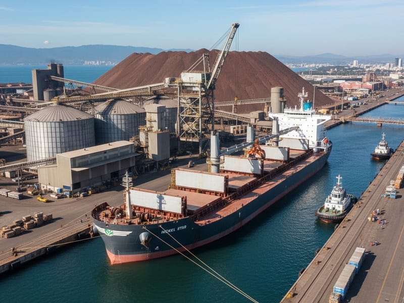 Nickel Shipment from Jetty UBP to Morowali IMIP