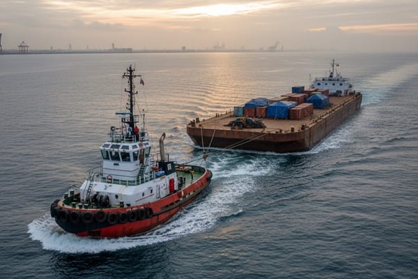 Tug and Barge 270 ft