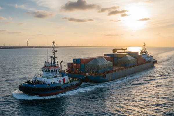 Tug and Barge 330 ft